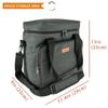 Freshore Insulated Wine Carrier 6 bottle Bag Tote Removable Padded Divider - Portable Travel Padded Cooler Carrying Canvas Case Adjustable Shoulder Strap - (Dark Green) view 4