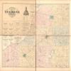 18" x 24" 1898 Edward's Map of Starke County Indiana view 1