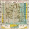 18" x 24" 1897 Map of History of The Civil War in The United States 1860-1865 view 1