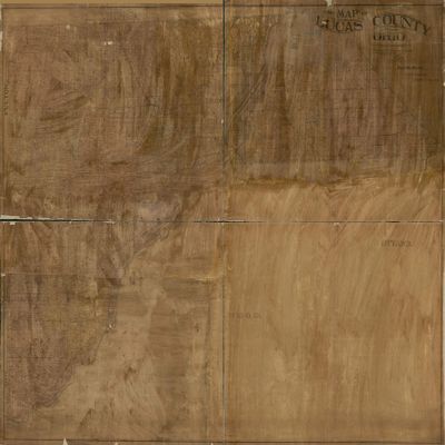 16" x 24" 1896 Map of Lucas County Ohio
