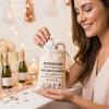 Whaline Pack of 20 Bachelorette Party Bags with Drawstring Cotton Recovery Kit Bags Muslin Tote Bag for Bridal Shower Wedding Gift Decoration Hen Night Parties (10 x 15 cm) view 4
