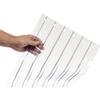 12" x 7' Scratch Resistant Ribbed Clear Strip for Strip Curtains view 3