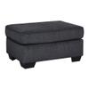 Signature Design by Ashley Altari Modern Rectangular Accent Ottoman, Dark Gray view 1