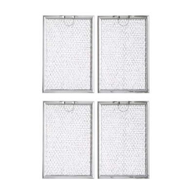 Aluminum Range Filters Compatible with WB06X10309, WB06x10359, and Many Amana/GE/Kitchenaid/LG/Maycor/Maytag/Whirlpool Models- 5 x 7-5/8 x 3/32-4 Pack