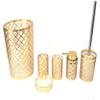 Daniel's Bath & Beyond Accessory Set Geneva, Gold view 1
