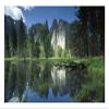 Global Gallery Granite Reflecting in Pool, Yosemite National Park, California-Paper Art-26"x18" view 1