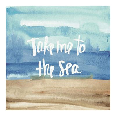 Global Gallery Coastal Breeze Quotes II -PaperArt-20 x20