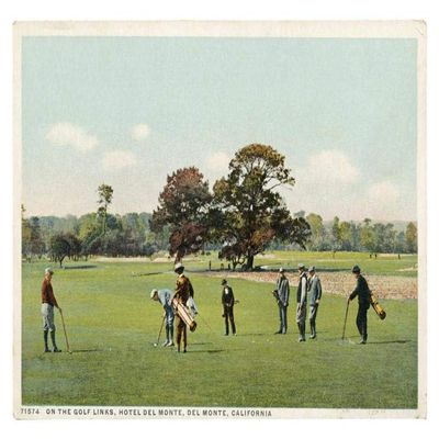 Global Gallery On The Golf Links Hotel Del Monte, Del Monte, Calif, 1898-Paper Art-38"x25"