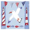 Global Gallery Coastal Bird III Blue -PaperArt-38 x26 view 1