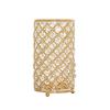 2 Pack 9" Tall Gold Crystal Beaded Metal Candle Holders - Wedding Party Dining Home Centerpieces Decorations view 3