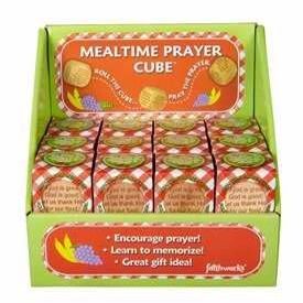 CB Gift 73658 Mealtime Prayer Cubes with Display & Gift Box