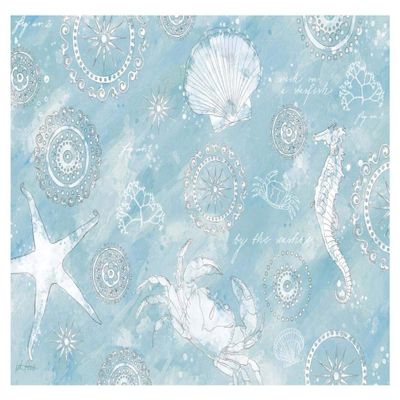 Global Gallery Coastal Splash VI -PaperArt-20 x14