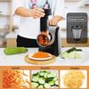 Electric Cheese Grater, Professional Electric Slicer Shredder, 150W Cheese Grater/Chopper Salad Maker, Shredder for Home Kitchen Use with One-Touch Control | 5 Free Attachments view 2
