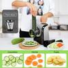 Electric Cheese Grater, Professional Electric Slicer Shredder, 150W Cheese Grater/Chopper Salad Maker, Shredder for Home Kitchen Use with One-Touch Control | 5 Free Attachments view 3