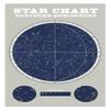 Global Gallery Northern Star Chart Blue Gray -PaperArt-22 x32 view 1