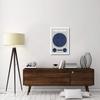 Global Gallery Northern Star Chart Blue Gray -PaperArt-22 x32 view 2