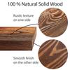 Floating Shelves Wood Floating Shelves Set - New England Handcrafted Rustic Pine Kitchen Office Bedroom Wall Mounted Smooth Finish Organizers 2 Pack (1.5'' x 7.5'' x 24'' & 36) (Espresso, 24'') view 4