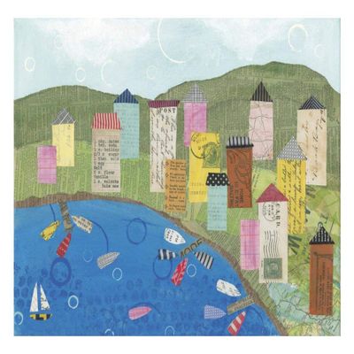 Global Gallery Coastal Harbor III -PaperArt-26 x20
