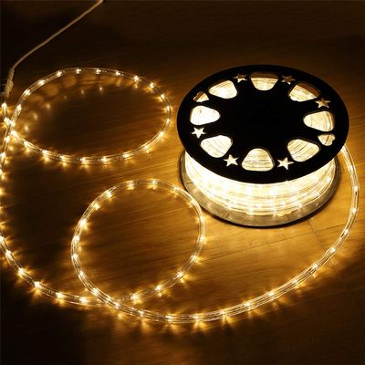 HuiZhen 100ft LED Rope Lights, 720Led Warm White Rope Lights for Outside, Connectable Rope Light, Indoor Outdoor Rope Lights Waterproof for Party, Wedding, Background, Trees, Pool, Eaves Decorations