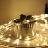 HuiZhen 100ft LED Rope Lights, 720Led Warm White Rope Lights for Outside, Connectable Rope Light, Indoor Outdoor Rope Lights Waterproof for Party, Wedding, Background, Trees, Pool, Eaves Decorations view 3