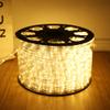HuiZhen 100ft LED Rope Lights, 720Led Warm White Rope Lights for Outside, Connectable Rope Light, Indoor Outdoor Rope Lights Waterproof for Party, Wedding, Background, Trees, Pool, Eaves Decorations view 4