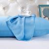 Taj Linens 100% Pure Silk Satin Sheet Set 7pcs, Silk Fitted Sheet 15'' Deep Pocket,Silk Flat Sheet,Silk Duvet Cover & Pillowcases Set !!! King, Navy Blue view 4