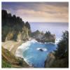 Global Gallery McWay Cove and McWay Falls, Julia Pfieffer-Burns State Park, California-Paper Art-50"x38" view 1