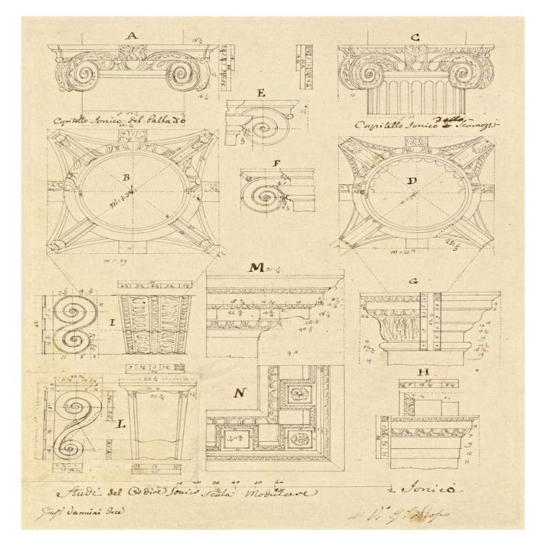 Global Gallery Plate 20 for Elements of Civil Architecture, ca. 1818-1850-Paper Art-26"x34"