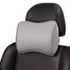 Aukee Car Headrest Pillow Car Memory Foam Car Neck Pillows Soft Leather for Driving Home Office Gray (Pack of 1) view 1