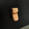 5 Pieces - Genuine Leather Handles for DIY - Deer Logo [A6] - Pull Screw knobs for Drawers, Binders, Cupboard and Handmade Items, Shabby Chic Vintage Leather Handle view 4