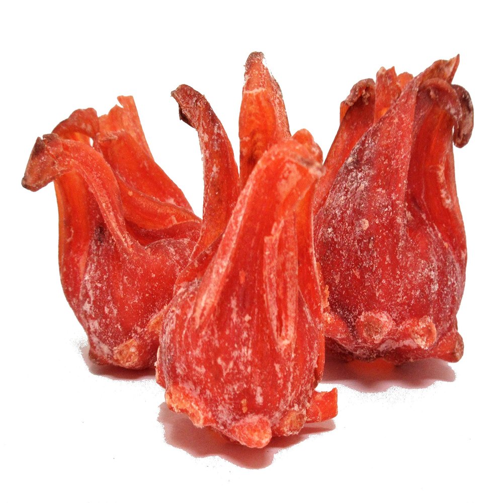 Dried Candied Hibiscus Flower by Its Delish, 3.3 lbs Bulk Bag | Edible Flowers for Cocktail Garnish Dehydrated Fruit | Vegan & Kosher