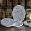Michigan Shaped Coasters - Absorbent Drink Coasters - Michigan Gifts & Souvenirs Set of 4 - Made in USA view 2