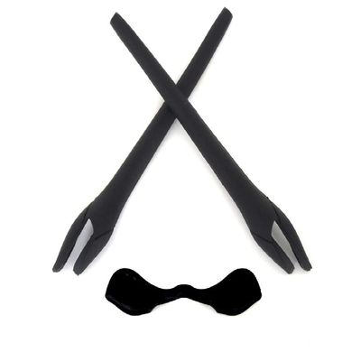 Galaxy Nose Pads Nose Pieces Earsocks Rubber Kits For Oakley Radar EV Path Black