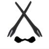 Galaxy Nose Pads Nose Pieces Earsocks Rubber Kits For Oakley Radar EV Path Black view 1