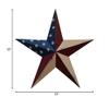 Amish Wares 53 Inch Rustic Old Glory Flag Star Made with Galvanized Metal to Prevent Rusting. American Handcrafted - Made in the USA! view 2