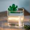 AmuseNd USB Cool Mist Humidifier with Night Light, Mini Size Cactus Humidifier for Bedroom Home Office Car with Timed auto Shutdown(Transparent) view 3