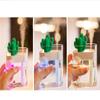 AmuseNd USB Cool Mist Humidifier with Night Light, Mini Size Cactus Humidifier for Bedroom Home Office Car with Timed auto Shutdown(Transparent) view 4