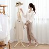 Panet coat rack Solid wood floor coat rack children's clothing rack living room bedroom simple modern hanger free standing coat rack view 3
