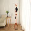 Panet coat rack Solid wood coat rack floor lying creative tree clothes rack bag rack hanging clothes stand free standing coat rack view 2