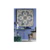 A & B Home 48 in. x 48 in. Pari Blue/Brown Blooming Hanging Framed Wall Art Tile AV43689 view 3