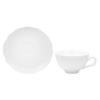 10 Strawberry Street Ever White 5 oz Cup & 6" Saucer, Set of 6 view 1