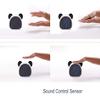 Enjoy Best Time Cute Panda Alarm Clock,Digital LED Desktop Clock for Bedside (Black) view 3