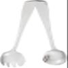 Wahei Freiz GC-185 Kitchen Tool, Salad Tongs, G-Cook, Dishwasher Safe, Made in Japan view 1