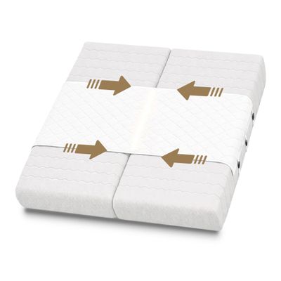Split King Gap Filler for Adjustable Bed  Mattress Slide Stopper | Prevent Sliding with Anti-Slip Bed Bridge Connector | Keep Mattress from Sliding  Twin XL Gap Solution | Bedbinder DeLuxe