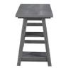Convenience Concepts Designs2Go Trestle Desk 47" - Modern Desk or Vanity with Shelves, for Office, Dorm, Living Room, Charcoal Gray view 4