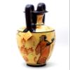 Amphora Vase Greek Ceramic Pottery Painting Goddess Hera & God Zeus view 4