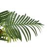 AMERIQUE 691322305203 Gorgeous Tropical Palm Tree Artificial Silk Plant with UV Protection, with Nursery Plastic Pot, Feel Real Technology, Super Quality, 5.3', Green view 2