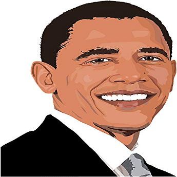MAGNET Obama Magnet Decal Fridge Metal Magnet Window Vinyl 5"