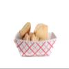 700ct Disposable Paper Food Tray (1/2 LB) - Red Check Food Tray, USA MADE, Recyclable, Biodegradable, Compostable, Great for Picnics, Carnivals, Party, Camping, BBQ, Restaurants, Fries (0.5lb) view 4
