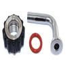 Blichmann QuickConnector 1/2" NPT X 3/8" 90 degree elbow view 1